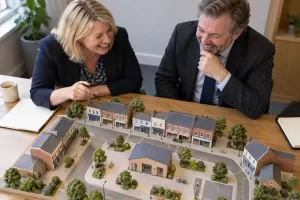 Two laughing advisers for English Devolution Community Empowerment Act