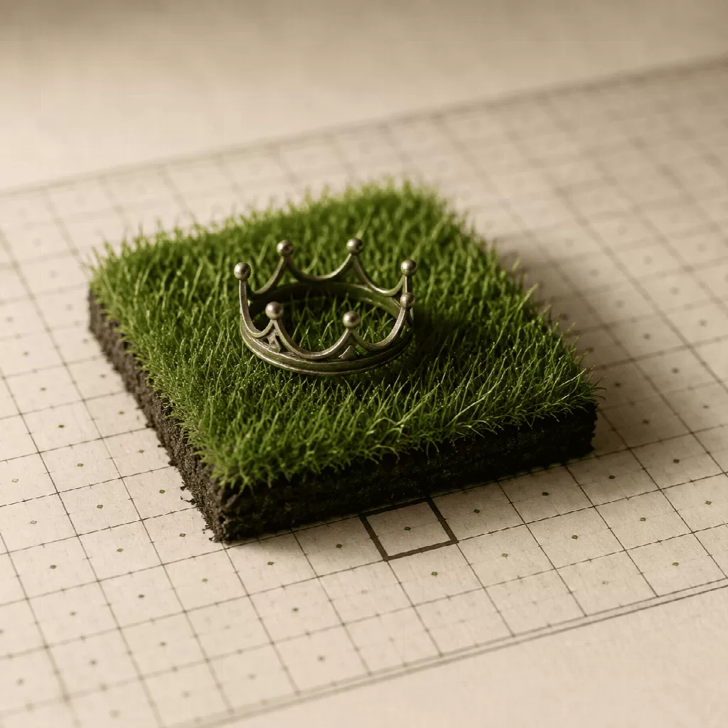 Sir or Dame of Lawnland — illustrative product mockup