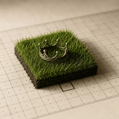 Sir or Dame of Lawnland — illustrative product mockup